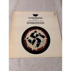 Olivier Messiaen Quartet for the End of Time Vinyl  Angel S-36587 Stereo Beroff